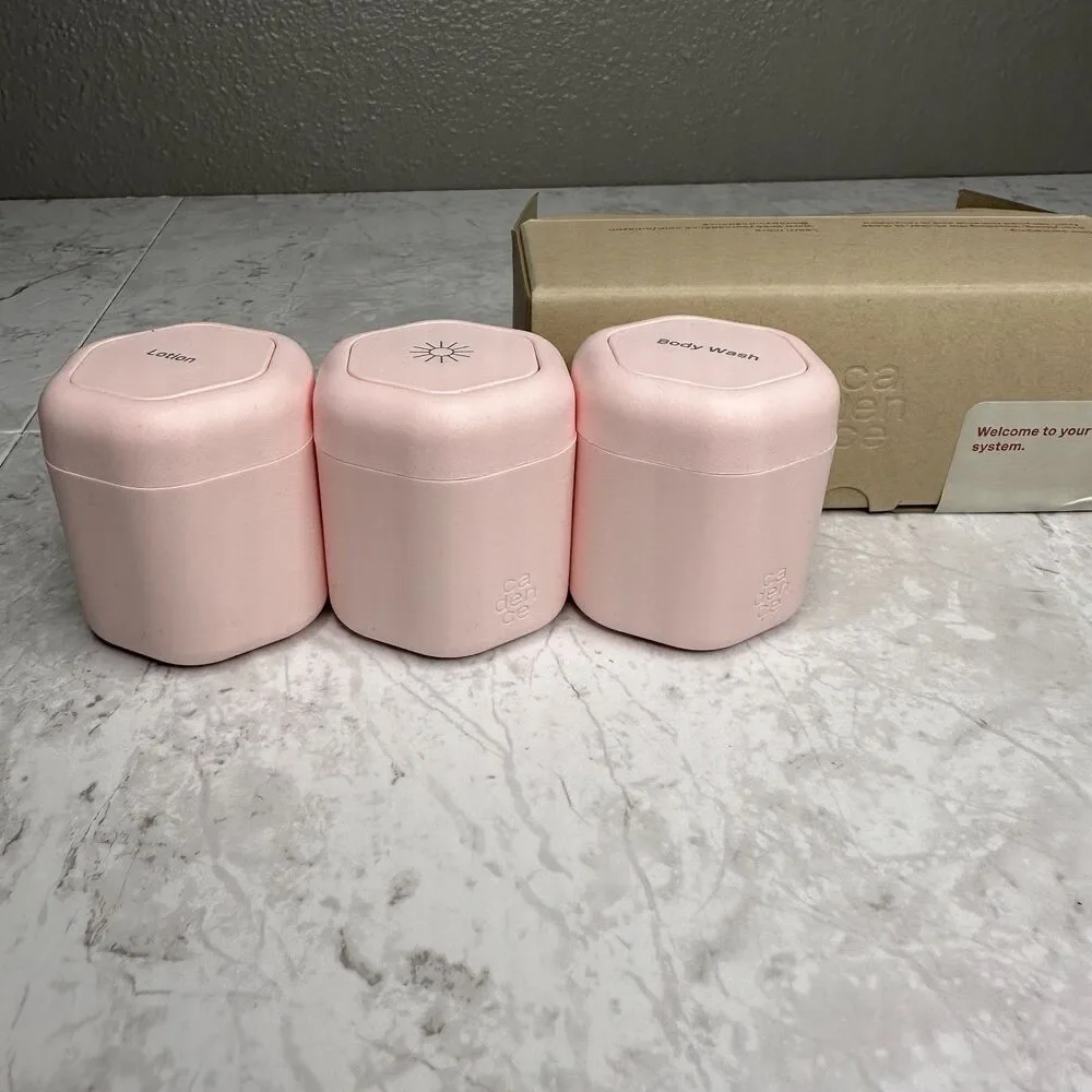 Cadence Travel Capsule Bodycare Set Petal Pink Set of 3 NEW $72